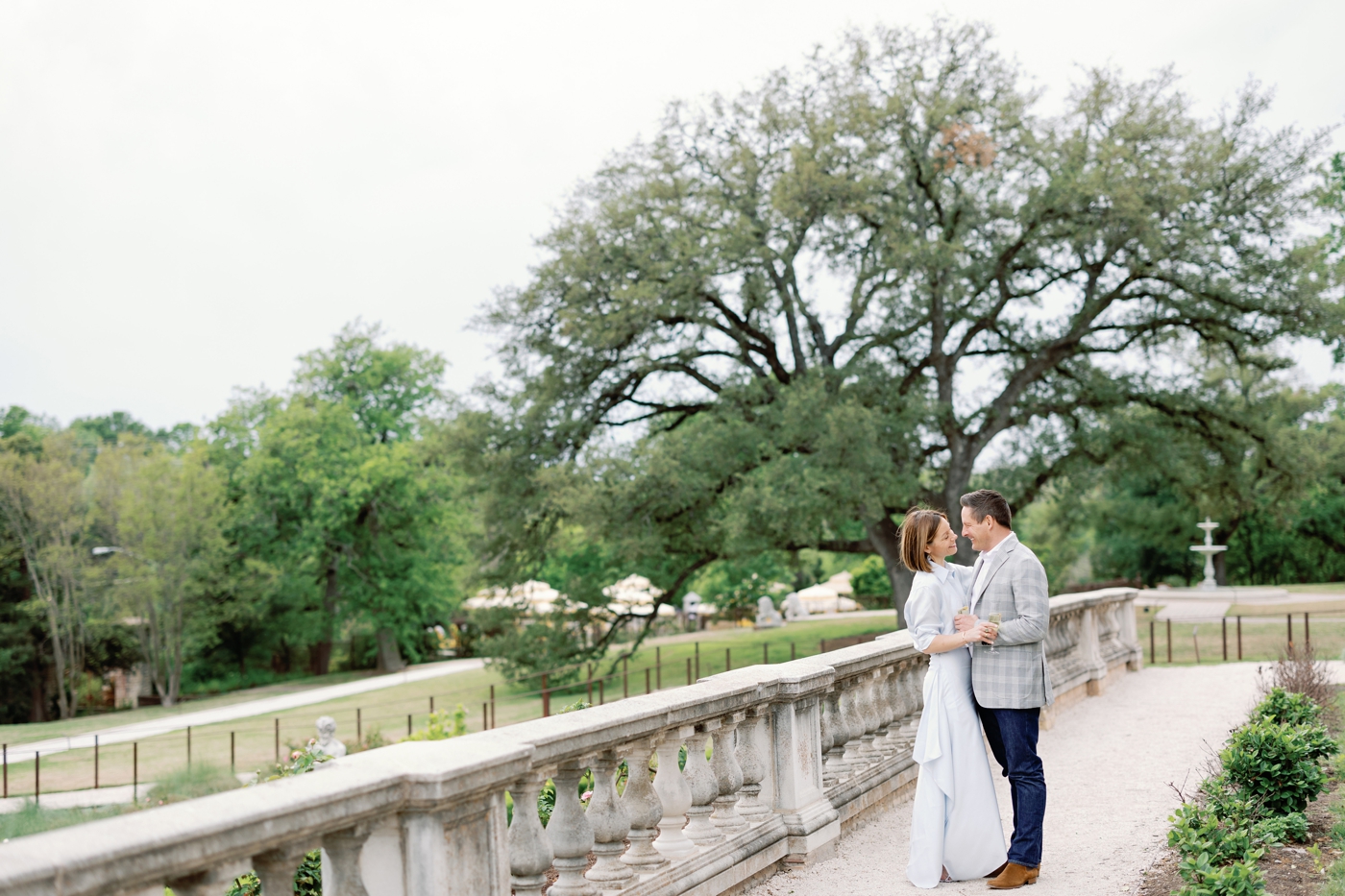 Engagement session at Commodore Perry Estate in Austin, Texas