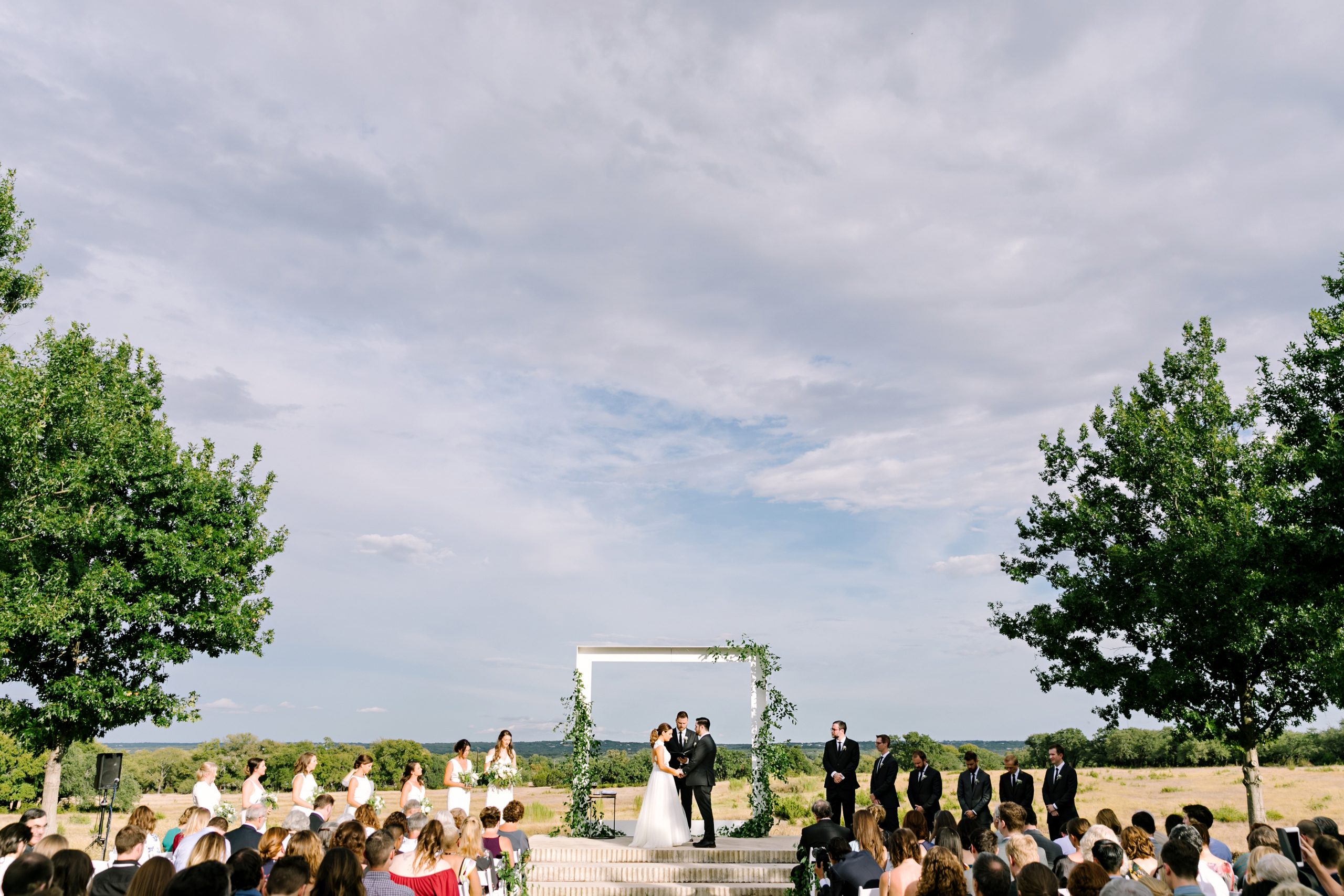 Wedding ceremony at The Prospect House - Hill Country Venue