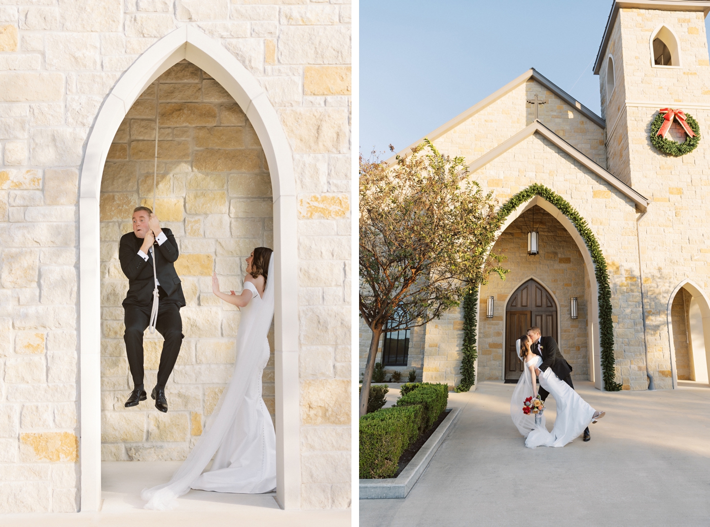 Wedding ceremony at Life Austin Church