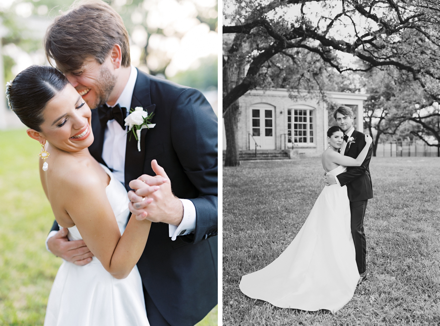 Colorful and classic wedding with floral details in Austin, Texas