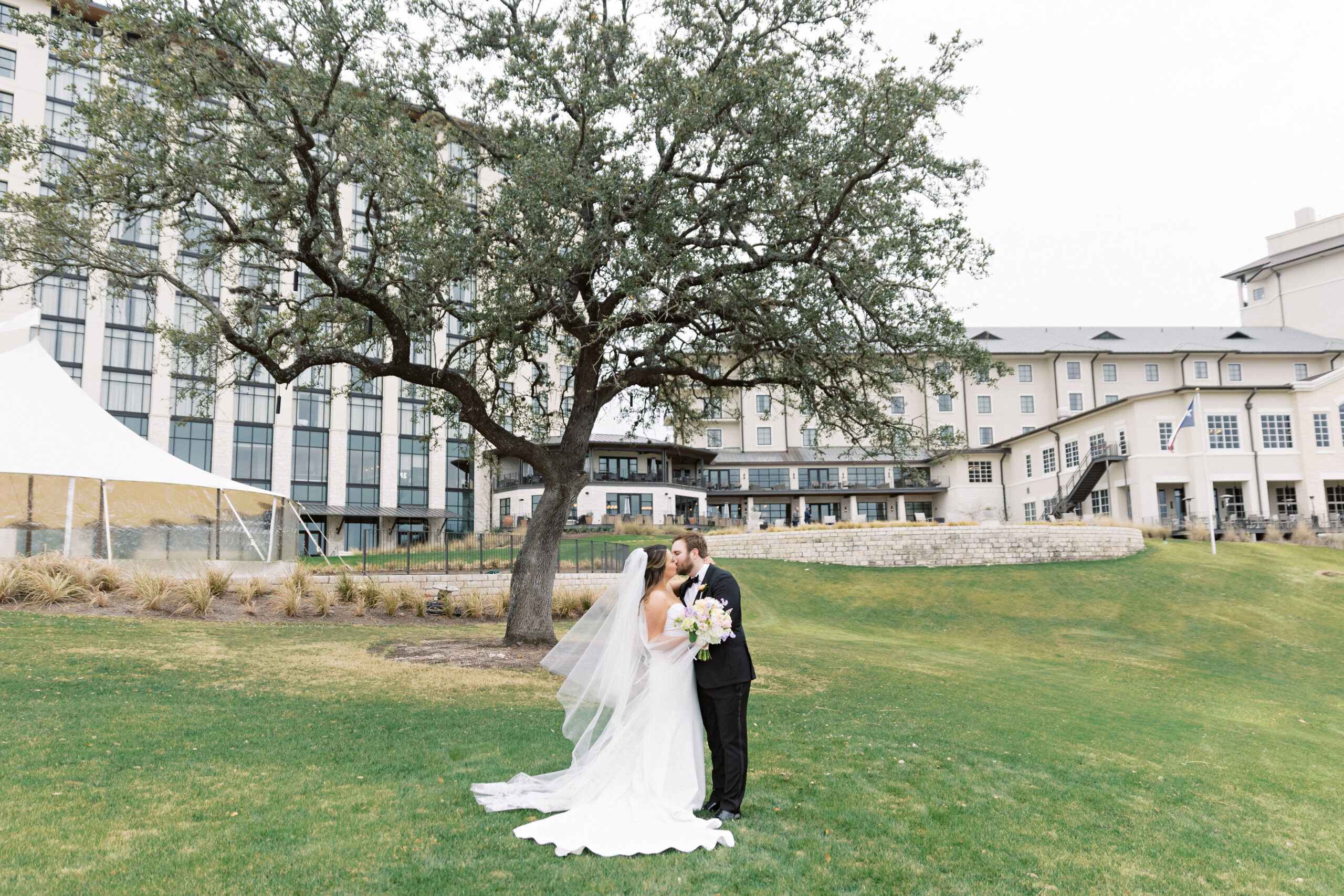 Floral Chinoiserie Inspired Winter Wedding at Omni Barton Creek