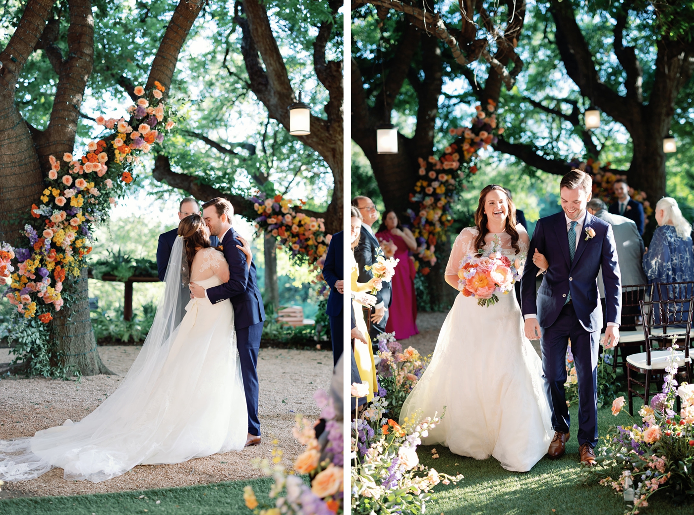 Outdoor wedding ceremony at Four Seasons Austin
