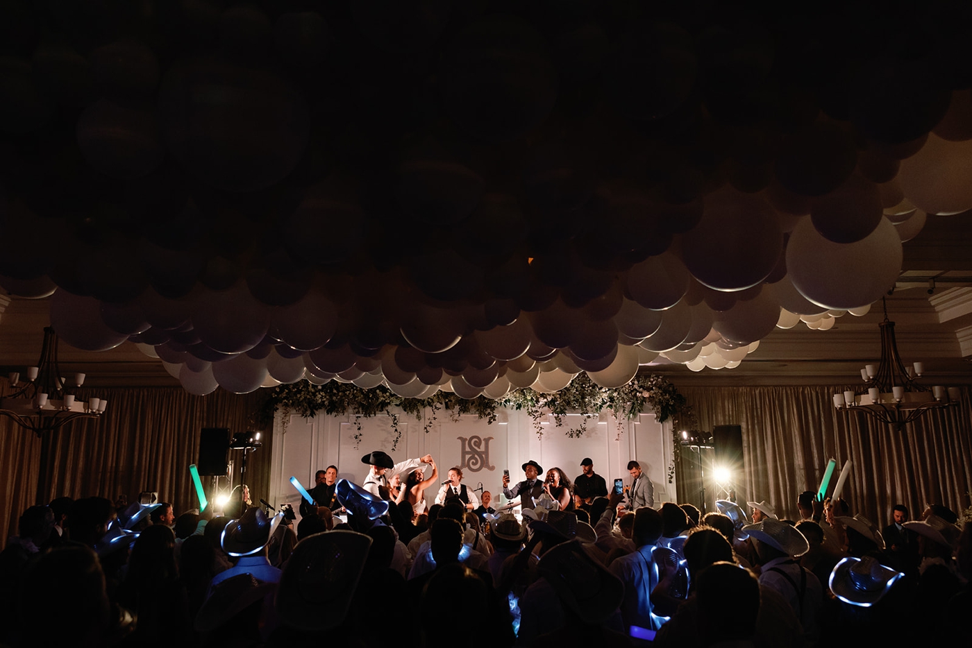 Wedding reception at Austin Country Club