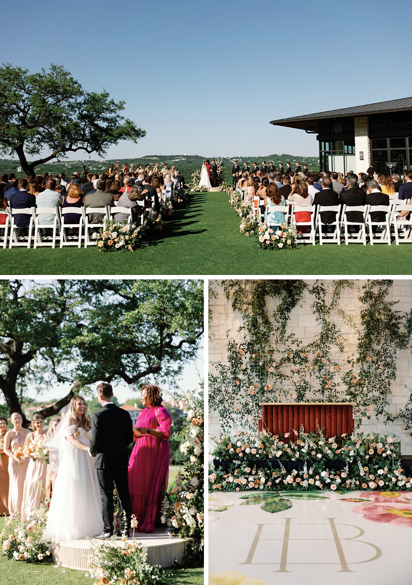 Outdoor wedding in Austin, Texas