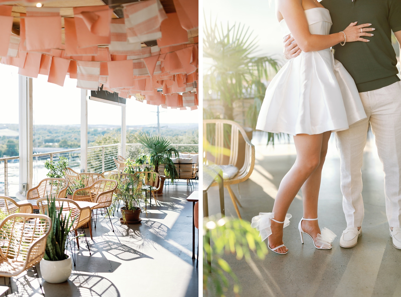 Austin rehearsal dinner overlooking the city, a 2024 wedding trend