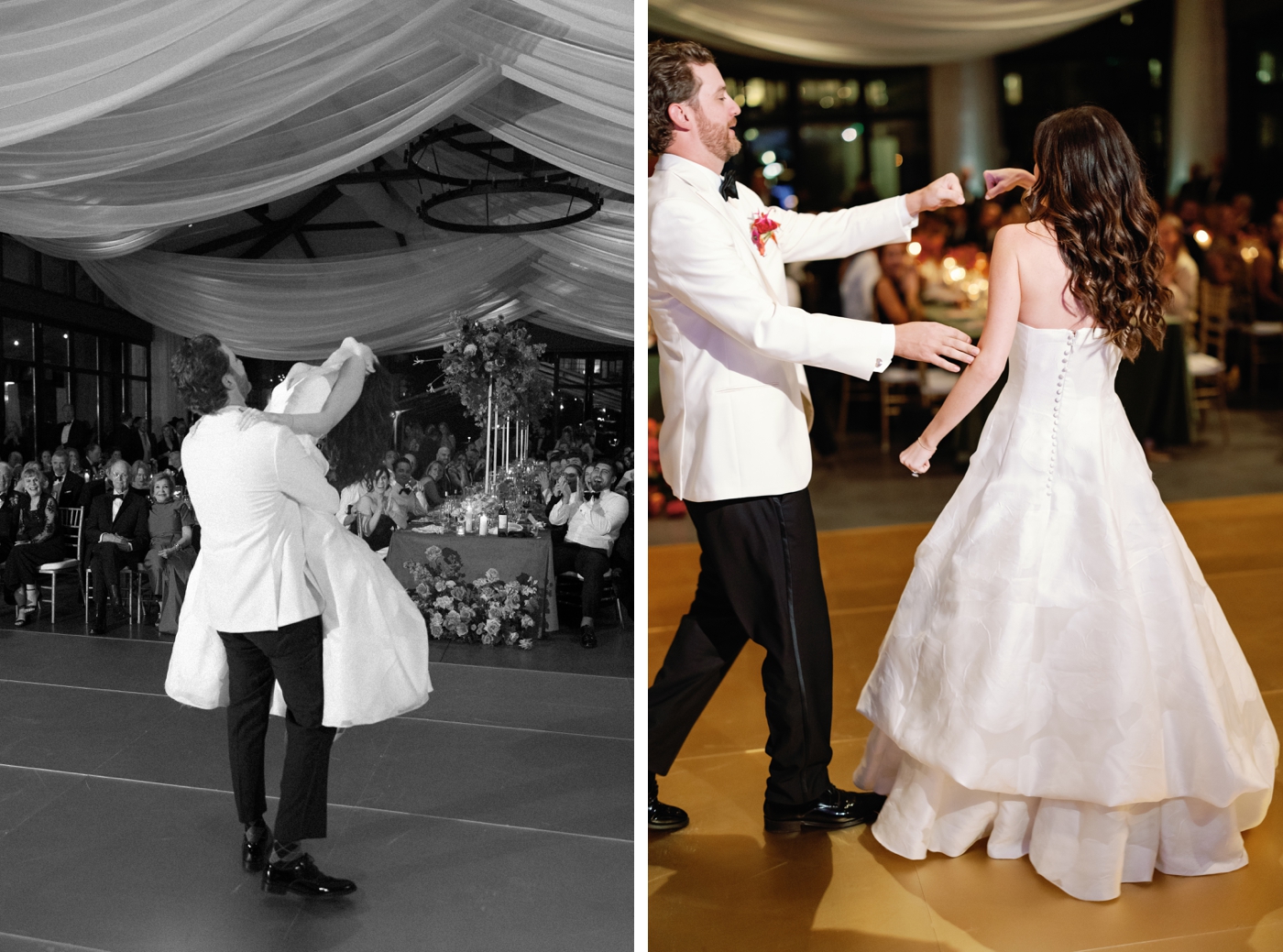 Bride and groom first dance, at Omni Barton Creek