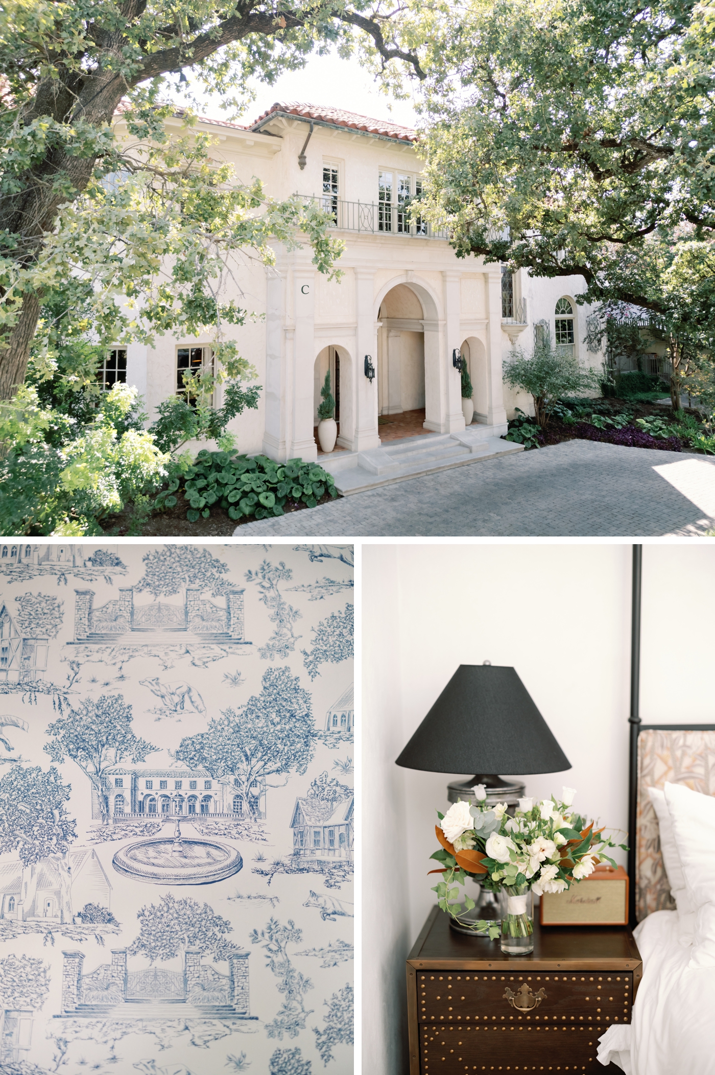 Fall wedding at the Commodore Perry Estate in Austin