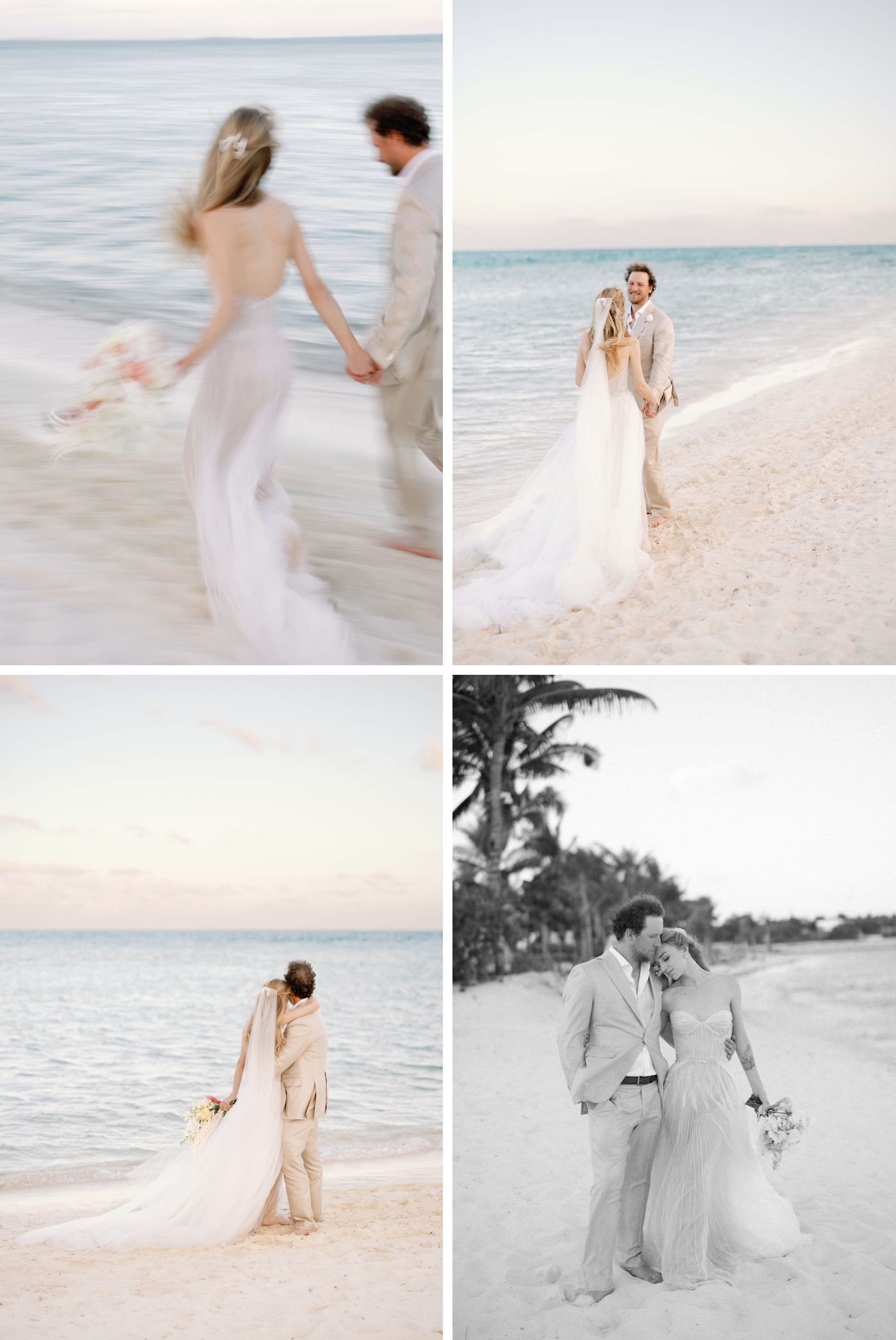 Intimate destination wedding weekend at Rosewood Mayakoba captured by destination wedding photographer