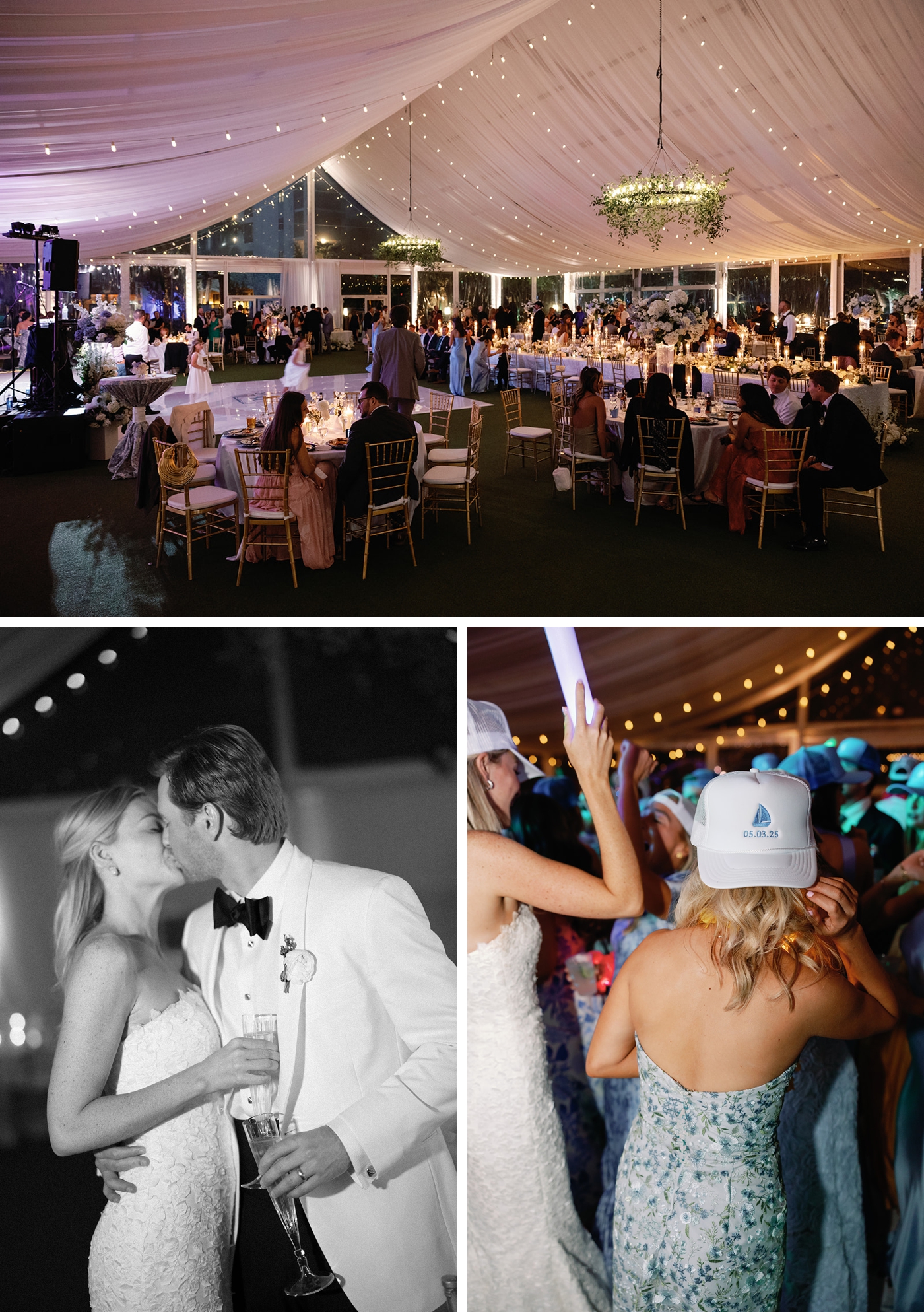 The Love and Happiness Band playing for a wedding reception at Horseshoe Bay Resort in Texas, with the guests dancing